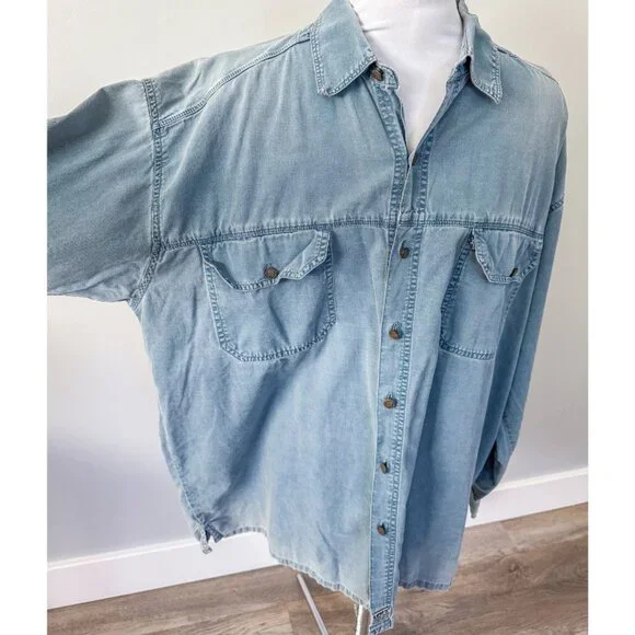 Vintage Mens Levis Button Down Shirt - Picture 11 of 13